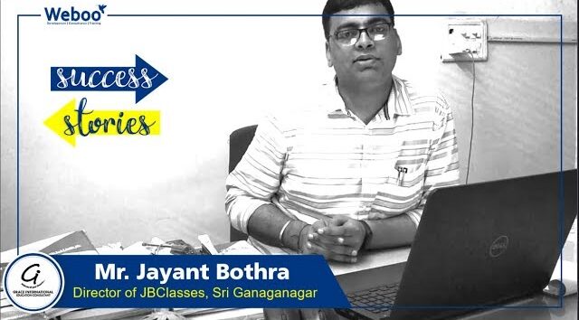Success Story – Mr. Jayant Bothra (Director of JB Classes)